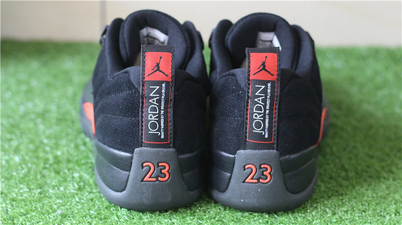 Air Jordan 12 Retro Low Olive Black Max Orange